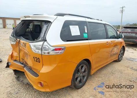 2020 Toyota Sienna Se Premium from USA, damaged, VIN 5TDXZ3DC2LS026210